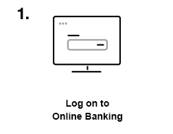 1. Log on to Online Banking